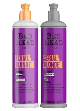 Серія для блондинок Набір Tigi Bed Head Serial Blonde restorin...