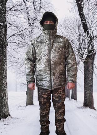 Зимняя непромокаемая куртка пиксель только 48,50,52,54 размер