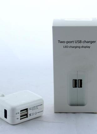 Адаптер зарядка для iPad 220V на 2 USB