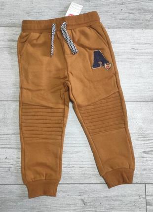 Спортивные штаны теплые с начесом cool club 98-104 см