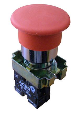 Кнопка АСКО-УКРЕМ XB2-BC42 "грибок" (d 40 мм) "Стоп" червона (...