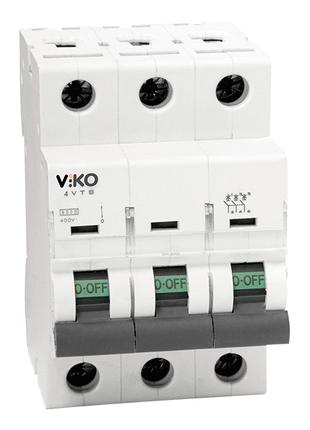 Автоматический выключатель VIKO 3P 32A 4.5кА 230/400В Тип С