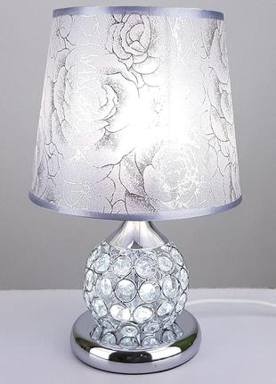 Настільна лампа срібна Sneha (997541014/1T CHROME)