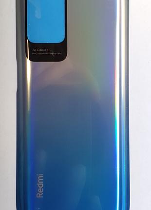 Крышка задняя Xiaomi Redmi 10 синяя original (Китай)