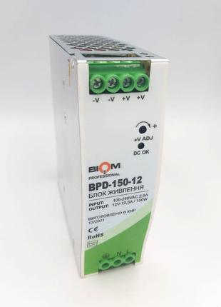 Блок питания Biom на DIN-рейку TH35/ЕС35 200W 16.7A 12V IP20 B...