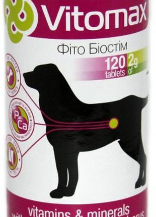 Vitomax Вітаміни для зубів і кісток собак з кальцієм і фосфоро...