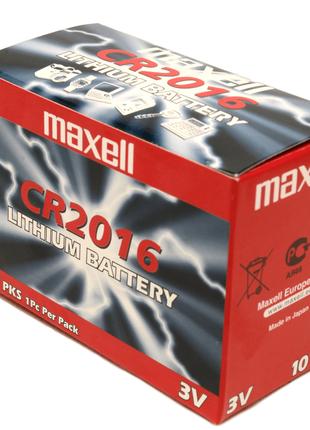 Батарейка Maxell CR2016, 10 шт