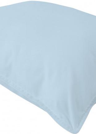 Подушка ТЕП Washed cotton голубая 70x70