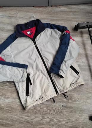 Вінтажная куртка на флісі tommy hilfiger vintage