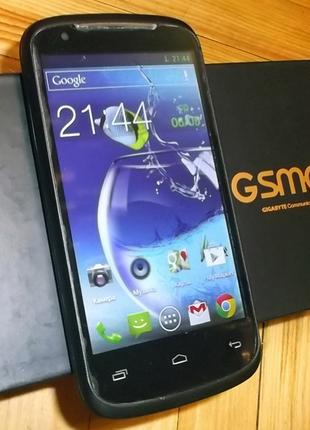 Мобильный телефон Gigabyte GSmart GS202+ brown Смартфон