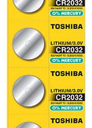 Батарейка TOSHIBA CR2032 BP 1X5 (5шт)