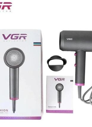 Профессиональный мощный фен vgr-v400 1800-2000 вт
