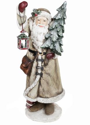 Новогодняя фигура Санта с елкой с LED-подсветкой и фонариком 9...
