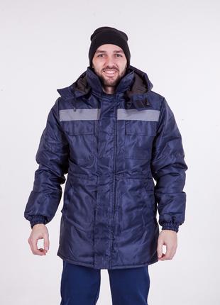 Куртка мужская зимняя - модель Оксфорд с капюшоном продажа от про