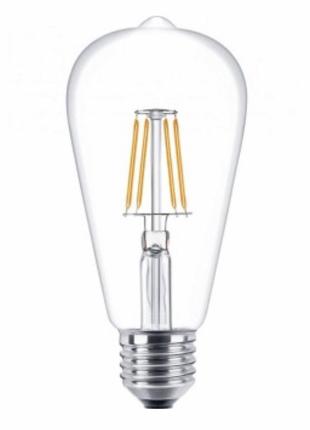 LED-лампа філамент, 4W, тип ST58, цоколь E27, витягнута лампа ...