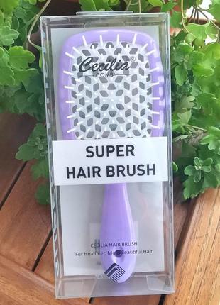 Расческа для волос super hair brush cecilia