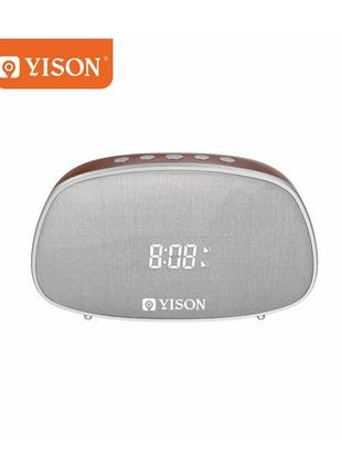 Акустика YISON TWS LED Clock WS-1 |AUX/FM/BT5.0, 2*5W|