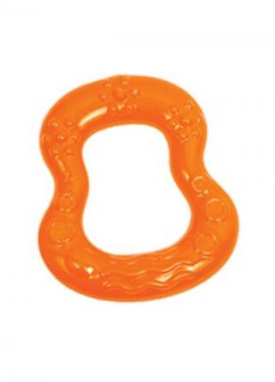 Прорезыватель для зубов, с водой "Фигура" (оранжевый)