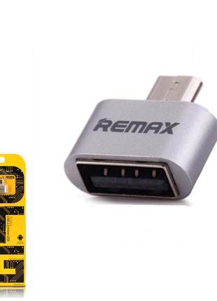 Перехідник Micro USB OTG REMAX RA-OTG