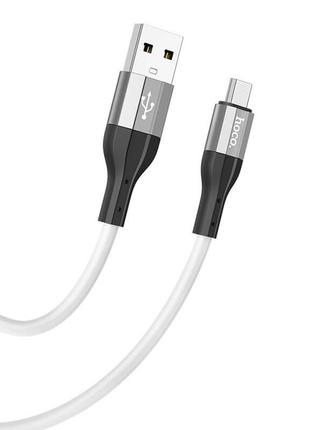 Кабель Hoco Micro USB Creator silicone charging Data cable X72...