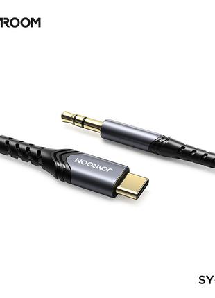 Кабель JOYROOM Audio Type-C to 3.5 mm port audio cable SY-A03 ...