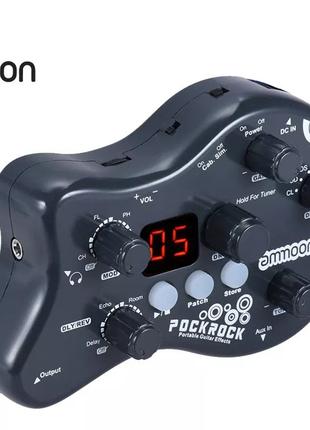 Гитарный процессор Amoon pockrock для электрогитары черный