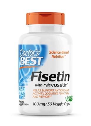 Натуральная добавка Doctor's Best Fisetin with Novusetin, 30 в...