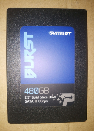 SSD | Patriot Burst | 480GB | 2.5" | SATAIII | TLC 3D