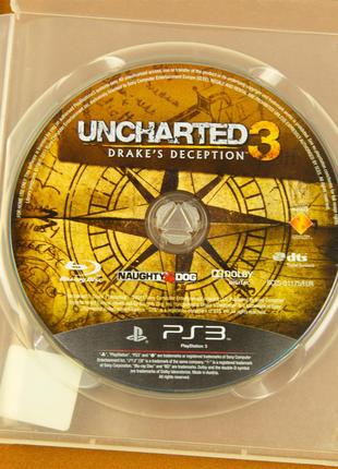 Диск Playstation 3 - Uncharted 3 Drake's Deception (Без обложки)
