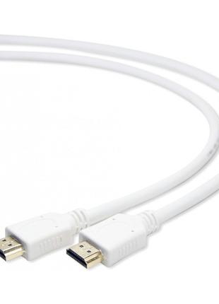 Кабель HDMI - HDMI 3м Cablexpert, v1.4, білий (CC-HDMI4-W-10) ...