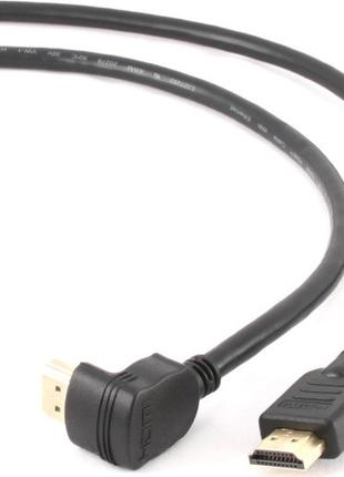 Кабель HDMI - HDMI 1.8м Cablexpert, v1.4, кутовий (CC-HDMI490-...