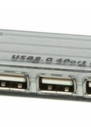 Адаптер Концентратор USB2.0 Viewcon VE 099 (4-port) (код 82300)