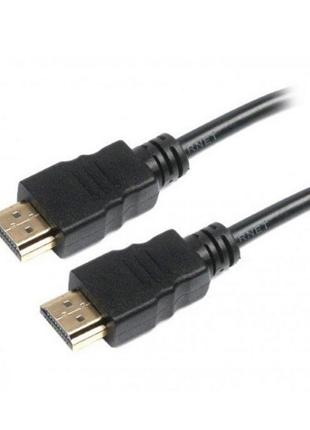 Кабель HDMI - HDMI 1м Maxxter, v1.4 (V-HDMI4-1M) (код 82196)