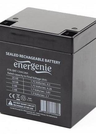 Акумуляторна батарея EnerGenie 12V 4.5Aг (BAT-12V4.5AH) (код 6...