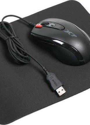 Комплект A4Tech X-7120 Black USB + килимок X7-200MP (код 100029)