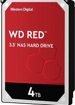 Жорсткий диск 3.5" 4TB Western Digital Red NAS SATA 3, 5400rpm...