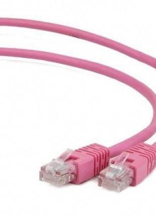 Патч корд Cablexpert UTP кат.5E 0.5м рожевий (код 78566)