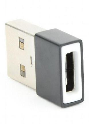 Адаптер USB->Type-C (M/F) Cablexpert (A-USB2-AMCF-01) (код 100...