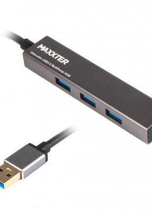 Адаптер Концентратор USB3.0 Maxxter HU3A-4P-02 (4xUSB3.0) (код...