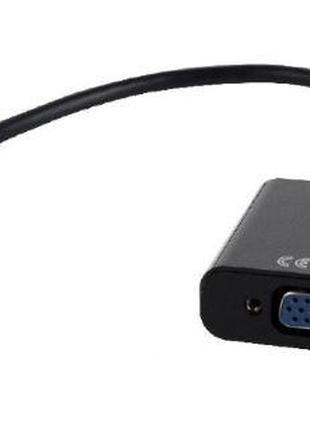 Адаптер HDMI->VGA (M/F) Cablexpert, v1.4, 0.15 м, Black (A-HDM...