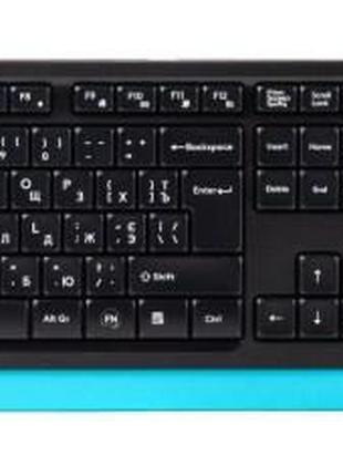 Клавіатура+миша A4Tech FG1010 Black/Blue Wireless (код 108901)