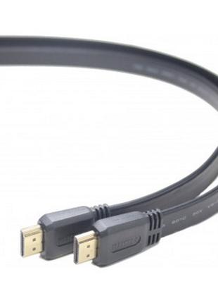 Кабель HDMI - HDMI 1м Cablexpert, v1.4, плоский (CC-HDMI4F-1M)...