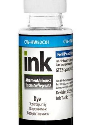 Чорнило HP Ink Tank 115/315/415 100мл Cyan (CW-HW52C01) *Color...