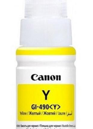 Чорнило Canon GI-490 (PIXMA G1400/G2400/G3400) Yellow 70мл (06...