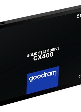 Твердотільний диск 2.5" 512GB Goodram CX400 SATA 3, TLC (SSDPR...