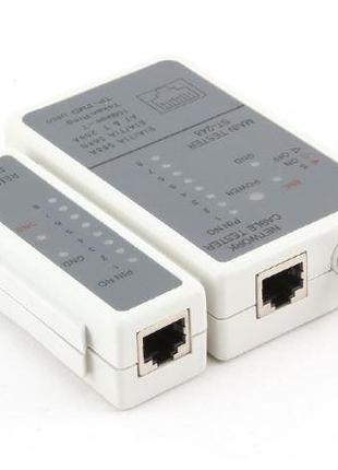 Тестер Cablexpert NCT-1, для RJ45, RG58 кабелів (код 59830)