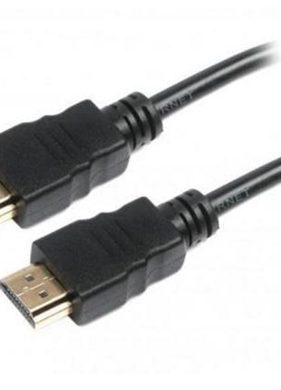 Кабель HDMI - HDMI 1м Maxxter, v1.4 (VB-HDMI4-1M) (код 92986)