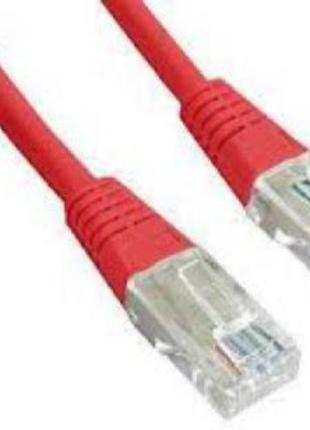 Патч корд Cablexpert UTP кат.5E 0.5м червоний (код 49712)