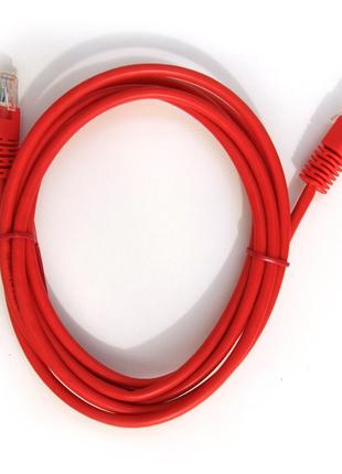 Патч корд Cablexpert UTP кат.5E 3м червоний (код 78580)