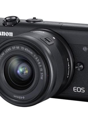 Цифровая фотокамера Canon EOS M200 + 15-45 IS STM Black (3699C...